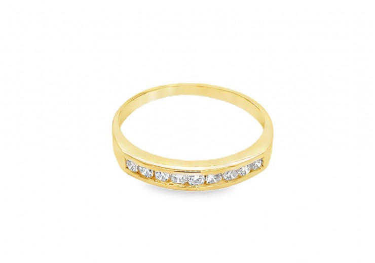 Pre-owned 18ct Yellow Gold Diamond Eternity Ring