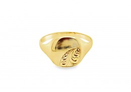 Pre-owned 9ct Gold Signet Ring
