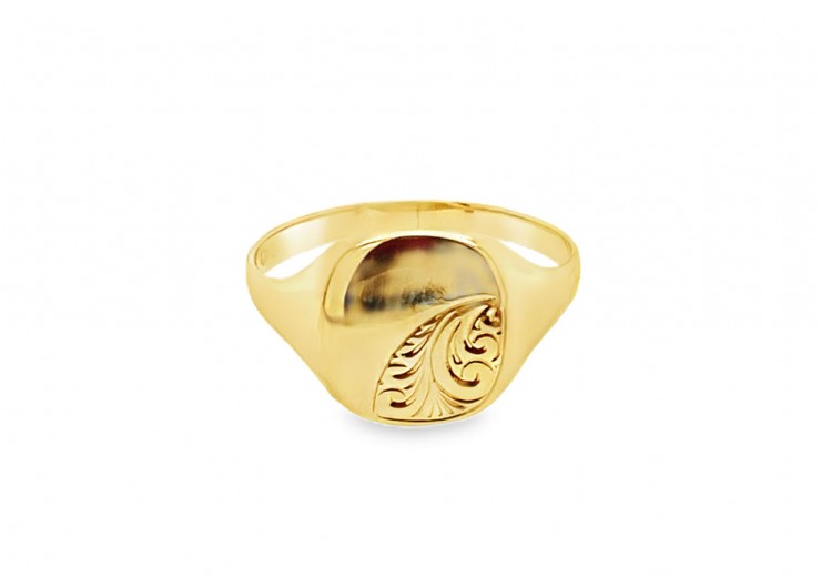 Pre-owned 9ct Gold Signet Ring