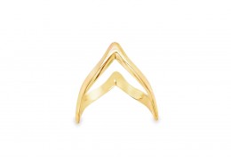 Pre-owned 9ct Rose Gold Double Wishbone