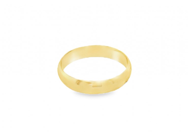 Pre-owned 9ct Gold Plain Band