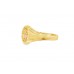 Pre-owned 9ct Yellow Gold Crested Signet Ring