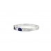 Pre-owned 18ct White Gold Sapphire & Diamond Eternity Ring