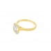 18ct Yellow Gold Lab Diamond Ring
