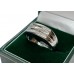 Pre-owned 9ct White Gold Lined Band